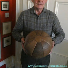 Load image into Gallery viewer, Vintage Mid Century Leather 5 kg Medicine Ball
