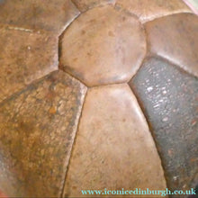 Load image into Gallery viewer, Vintage Mid Century Leather 5 kg Medicine Ball
