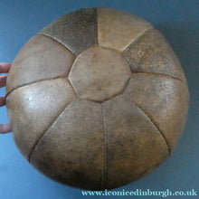 Load image into Gallery viewer, Vintage Mid Century Leather 5 kg Medicine Ball
