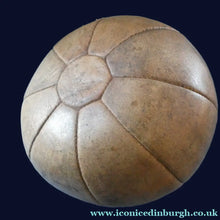 Load image into Gallery viewer, Vintage Mid Century Leather 5 kg Medicine Ball
