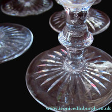 Load image into Gallery viewer, Vintage 1950s Edinburgh Crystal Star of Edinburgh Champagne Flutes
