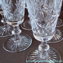 Load image into Gallery viewer, Vintage 1950s Edinburgh Crystal Star of Edinburgh Champagne Flutes
