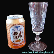 Load image into Gallery viewer, Vintage 1950s Edinburgh Crystal Star of Edinburgh Champagne Flutes
