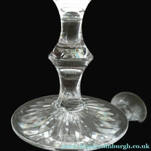 Load image into Gallery viewer, Edinburgh Crystal White Wine Glasses. STAR OF EDINBURGH Pattern. Set of Six. 6 inches
