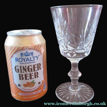 Load image into Gallery viewer, Vintage 1950s Edinburgh Crystal Star of Edinburgh White Wine Glassess
