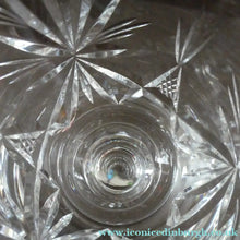 Load image into Gallery viewer, Edinburgh Crystal White Wine Glasses. STAR OF EDINBURGH Pattern. Set of Six. 6 inches
