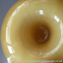 Load image into Gallery viewer, 1950s Glass Ball Candlestick, probably Swedish. Retailed by Wuidart Glass
