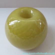 Load image into Gallery viewer, 1950s Glass Ball Candlestick, probably Swedish. Retailed by Wuidart Glass
