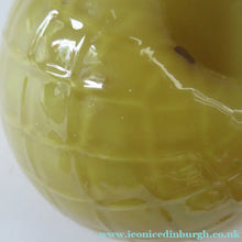 Load image into Gallery viewer, 1950s Glass Ball Candlestick, probably Swedish. Retailed by Wuidart Glass
