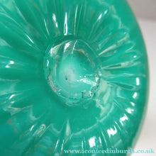 Load image into Gallery viewer, 1950s Glass Ball Candlesticks, probably Swedish. Retailed by Wuidart Glass
