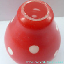 Load image into Gallery viewer, Vintage 1950s Glass Lamp Shade - Toadstool Design
