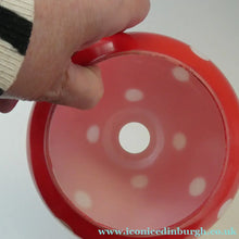 Load image into Gallery viewer, Vintage 1950s Glass Lamp Shade - Toadstool Design
