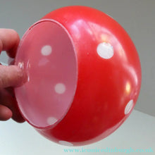 Load image into Gallery viewer, Vintage 1950s Glass Lamp Shade - Toadstool Design
