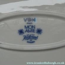 Load image into Gallery viewer, Vintage 1950s MARIANNE WESTMAN Oblong Serving Platter by Rörstrand Sweden. "Mon Amie" Pattern (30.3 x 20 cm)
