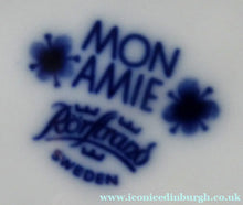 Load image into Gallery viewer, 1950s MARIANNE WESTMAN Set of SIX Side Plates by Rörstrand Sweden. "Mon Amie" Pattern. Diameter 6 3/4 inches
