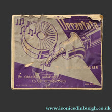 Load image into Gallery viewer, Vintage 1950s MUSICAL Chrome Drinks Pourer by DECANTATA. Winds Up and Plays Auld Lang Syne

