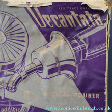 Load image into Gallery viewer, Vintage 1950s MUSICAL Chrome Drinks Pourer by DECANTATA. Winds Up and Plays Auld Lang Syne

