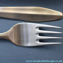 Load image into Gallery viewer, Vintage 1950s NORWEGIAN Norstaal INKA Brushed Stainless Steel Cutlery. 6  Fish Forks
