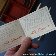 Load image into Gallery viewer, Vintage 1950s NORWEGIAN Norstaal INKA Brushed Stainless Steel Cutlery. 6 Grapefruit Spoons
