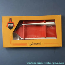Load image into Gallery viewer, Vintage 1950s NORWEGIAN Norstaal INKA Brushed Stainless Steel Cutlery. Pair of Salad Servers
