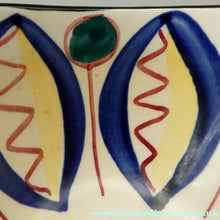 Load image into Gallery viewer, Vintage 1950s NORWEGIAN Stavangerflint Bowl with Abstract Design by Inger Waage
