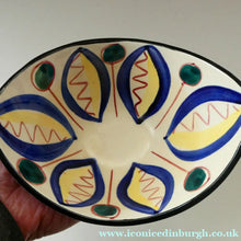 Load image into Gallery viewer, Vintage 1950s NORWEGIAN Stavangerflint Bowl with Abstract Design by Inger Waage
