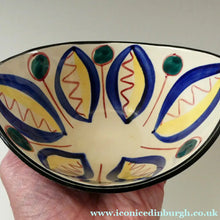 Load image into Gallery viewer, Vintage 1950s NORWEGIAN Stavangerflint Bowl with Abstract Design by Inger Waage
