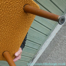 Load image into Gallery viewer, 1950s SHERBOURNE Lidded Sewing Box taking the form of a Stool. With Dansette Style Legs
