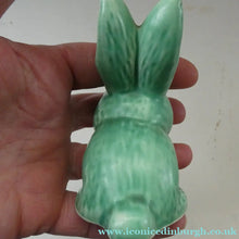 Load image into Gallery viewer, Vintage SYLVAC Pair of Green Snub-Nose Bunny Rabbits
