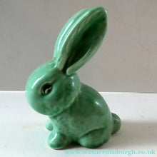 Load image into Gallery viewer, Vintage SYLVAC Pair of Green Snub-Nose Bunny Rabbits
