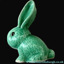 Load image into Gallery viewer, Vintage SYLVAC Pair of Green Snub-Nose Bunny Rabbits
