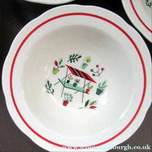Load image into Gallery viewer, 1950s Atomic Garden Design. Crown Ducal Arizona Pattern  Round Bowls
