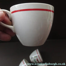 Load image into Gallery viewer, Vintage 1950s Tableware: Rare Crown Ducal Arizona Pattern. FOUR TEA CUPS AND SAUCERS
