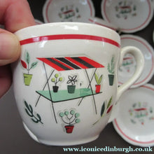 Load image into Gallery viewer, 1950s Crown Ducal Arizona Pattern. Job Lot Four Trios: Teacup, Saucer and Side Plate
