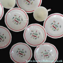 Load image into Gallery viewer, 1950s Crown Ducal Arizona Pattern. Job Lot Four Trios: Teacup, Saucer and Side Plate
