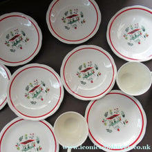 Load image into Gallery viewer, 1950s Crown Ducal Arizona Pattern. Job Lot Four Trios: Teacup, Saucer and Side Plate
