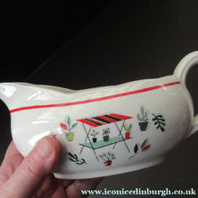 Load image into Gallery viewer, 1950s Atomic Garden Design. Crown Ducal Arizona Pattern  Gravy Boat or Jug
