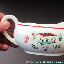 Load image into Gallery viewer, 1950s Atomic Garden Design. Crown Ducal Arizona Pattern  Gravy Boat or Jug
