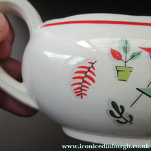 Load image into Gallery viewer, 1950s Atomic Garden Design. Crown Ducal Arizona Pattern  Gravy Boat or Jug
