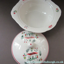 Load image into Gallery viewer, Vintage Garden Design 1950s Crown Ducal Arizona Serving Dish or Tureen
