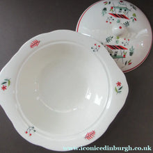 Load image into Gallery viewer, Vintage Garden Design 1950s Crown Ducal Arizona Serving Dish or Tureen
