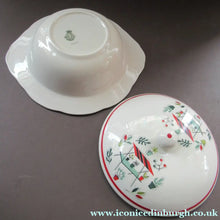 Load image into Gallery viewer, Vintage Garden Design 1950s Crown Ducal Arizona Serving Dish or Tureen
