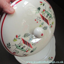 Load image into Gallery viewer, Vintage Garden Design 1950s Crown Ducal Arizona Serving Dish or Tureen
