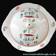 Load image into Gallery viewer, Vintage Garden Design 1950s Crown Ducal Arizona Serving Dish or Tureen
