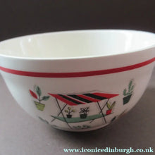Load image into Gallery viewer, 1950s Atomic Garden Design. Crown Ducal Arizona Pattern Open Sugar Bowl
