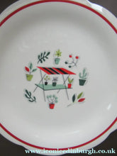 Load image into Gallery viewer, 1950s Atomic Garden Design. Crown Ducal Arizona Pattern  Six 9 inche Dessert Plates
