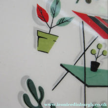Load image into Gallery viewer, 1950s Atomic Garden Design. Crown Ducal Arizona Pattern  Six 9 inche Dessert Plates
