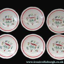 Load image into Gallery viewer, Vintage 1950s Tableware: Rare Crown Ducal Arizona Pattern. SIX ESPRESSO CUPS AND SAUCERS - British Ceramics
