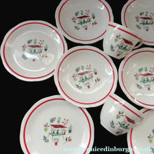 Load image into Gallery viewer, 1950s Tableware: Rare Crown Ducal Arizona Pattern. SIX ESPRESSO CUPS AND SAUCERS
