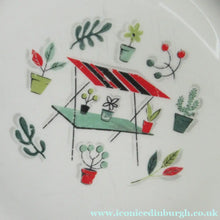 Load image into Gallery viewer, 1950s Atomic Garden Design. Crown Ducal Arizona Pattern  Pair of Side Plates
